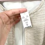 White House | Black Market NWT Neutral Tweed Suit Jacket in Size 14 570203071 Photo 5