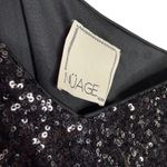 Nuage Latrice Sequin Spaghetti Strap Midi Dress Black Size Small Party Holiday Photo 2