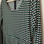 Michael Kors Women’s Size Small Fit & Flare Stretch Jersey Dress Palmetto Green Photo 9