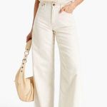 Rag and Bone Sofie Jeans Cream White Two Tone High Rise Ultra-Wide Leg Size 23 Photo 0