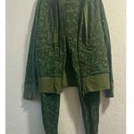 CAbi  Marathon Jacket #6030 Green Camo and leggings M sweatsuit Photo 1
