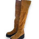 Free People London Calling platform over the knee suede boots NEW Photo 2