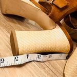 Nine West Winflower Platform Sandals hippie 70’s size 8 brown Photo 4