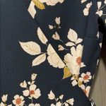 Everly Floral Black Wrap Dress Photo 3