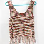 Rocks and Indigo sweater tank to knit fringe bohemian festival western size M Size M Photo 1