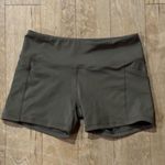 Athletic Biker Shorts Army Green Size Small Photo 0