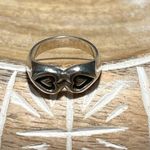Sterling Silver Double Heart 925  Ring Photo 3