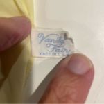 Vanity Fair Vtg  60’s Tricot Nylon Pajama Set Yellow Silky Stretch Women’s 34/S Photo 4