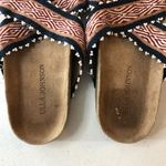 Ulla Johnson  Babette Slide Sandals Beaded Embroidered Red Blue 36 US 6 Photo 6