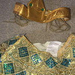 Halloween cleopatra costume Women’s Medium 8-10 5 Pc. New Photo 2