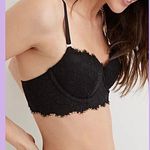 Aerie NWT Black Balconette Eyelash Lace Bra Photo 2