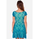 Lulus 💕LULU*S💕 Made to Love Teal Lace Dress Photo 3