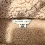 American Eagle Outfitters Cream Sherpa Jacket Photo 4