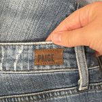 Paige Hoxton Ankle Peg Blue Distressed Skinny Jeans Beachwood Wash size 24 Photo 10