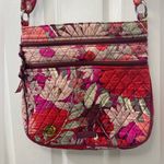 Vera Bradley Bag Triple Zip Hipster Crossbody Bohemian Blooms Retired Coral Photo 0