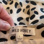 Wild Honey Leopard Print Women’s mini Skirt  large like new Photo 1