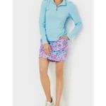 Lilly Pulitzer  NWT Monica luxletic gold athletic skort seek and sea golf 6 Photo 10