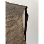 Balmain Pierre Paris Olive Green Rustic Distresssd Leather Vest Size 2 w/flaws Photo 8