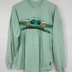 Disney  Star Wars Spirit Jersey Mandalorian Long Sleeve Shirt  Grogu Yoda XS Photo 0