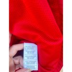 Adidas red Windbreaker Raincoat Women's Zip-up Casual Sz M Photo 3