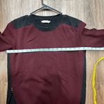 Vince  Maroon‎ Colorblock Wool Cashmere Zip Sweater small Photo 7
