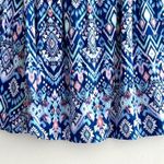 Divided  by H&M Bohemian Aztec Geometric Print Neon Mini Skirt, Size 6 Photo 2