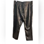 Loft  Women's Black Faux Leather Joggers Size Large. Casual, Y2K, Business Casual Photo 1