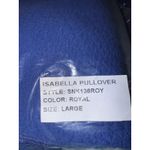 Brand New Gigi C Revolve Women's Large Isabella Royal Blue Pullover Cropped Top Photo 3