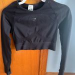 Gymshark  Black Top Long Sleeve Crop Photo 0