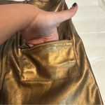 Urban Outfitters Gold Metallic Bronze Brown  Y2K Grunge Festival Skirt Small Chic Photo 1