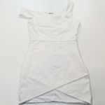 superdown Fallon Asymmetrical Mini Dress in White Medium Photo 1