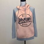 You Boya  wife mom boss double hooded pullover sweatshirt  Photo 0