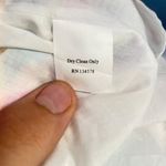 Vineyard Vines Ocean Splash Cotton Silk Strapless Mini Dress Blue Pink Sz 4 Photo 3