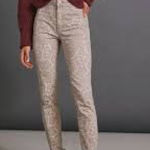 Pilcro and the Letterpress  Cream Patterned Pants Photo 0