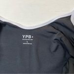 Abercrombie & Fitch YPB everydaySOFT Wrap Flare Jumpsuit Dark Gray‎ Woman’s Large Active Workout Photo 3