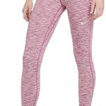 Nike NWT Women's PRO Space DYE Cropped Training Tights Sweet Beet / pink Photo 2