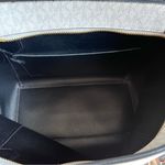 Michael Kors Kimberly Black White Bonded Small Leather Tote Purse Photo 11