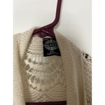 Cal style Crochet Knit Open Front Cardigan Kimono Size 2x Boho Lagenlook Tan Photo 6
