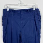 Cooperative  Navy Blue Pleat Front Slim Leg Trouser Pants Photo 1