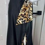 Cinderella  Elegant Black and Leopard Print Gown SIZE Photo 0