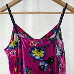 Anthropologie  Shania Velvet Floral Slip Dress in Violet Size Small‎ Photo 5