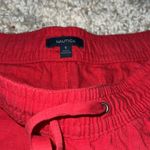 Nautica Red Linen Shorts Photo 1