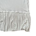 a.n.a  A New Approach | Petite White Sleeveless Ruffle Peplum Top | PXL Photo 3