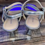 Maripé Maripe Nadia Silver Heels size 9.5 with box Photo 3
