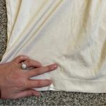 L.L.Bean π¦ Cream Mid Sleeve Blouse Casual Supima Cotton 1X Photo 6