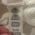 Calvin Klein 🌺 WHITE RUFFLE V-NECK MIDI DRESS SIZE 12🌺 Photo 8