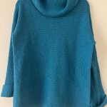 Pilcro  Turquoise Cowl Neck Sweater Photo 2