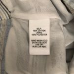 Lulus  Savvy Blue and White Striped White Fringe Along Sides Hem Shorts Medium Photo 6