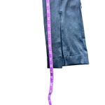 Amanda Uprichard  Malta Pants Black High Waist Split Hem Ribbed Size Small Photo 4