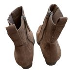 Universal Threads Brown Faux Suede Leather Cowgirl Boots Heeled Size 8.5 Western Chic Autumn Photo 2